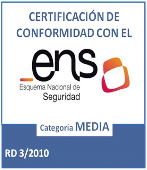Certificación de conformidad con el Esquema Nacional de Seguridad - Categoría Media