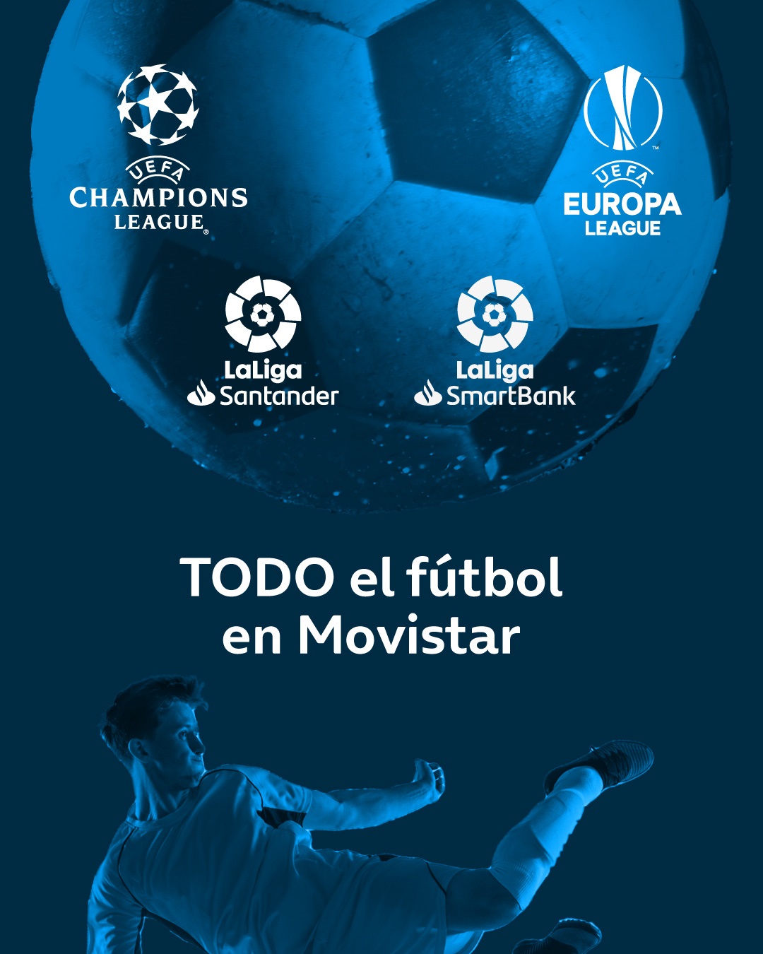 Movistar ofrece todo el fútbol,incluida LaLiga 25% descuento - España ES