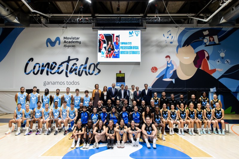 Equipos femenino y masculino Movistar Estudiantes