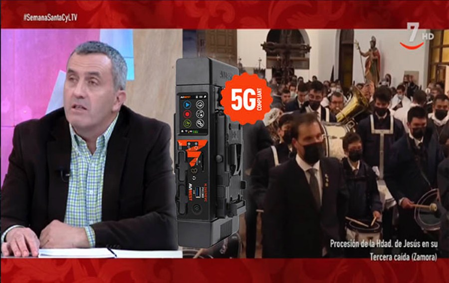 Cobertura informativa 5G durante la Semana Santa vallisoletana