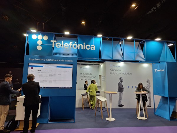 Imagen del stand de Telefónica en el TIS2024